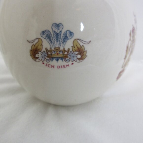 Sadler England Tea Caddy Charles and Diana Royal Wedding Ceramic 1981 Jar Lid - Picture 7 of 8